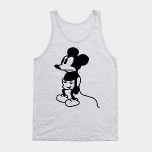 Unhappy Mouse in Steamboat Willie 1928 Tank Top